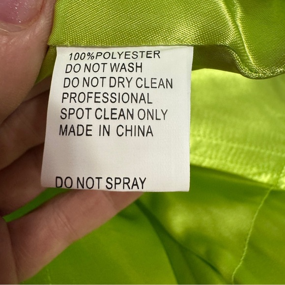 IEENA for Mac Duggal Lime Ruched Mini Dress Size 6 NWT - Picture 14 of 16